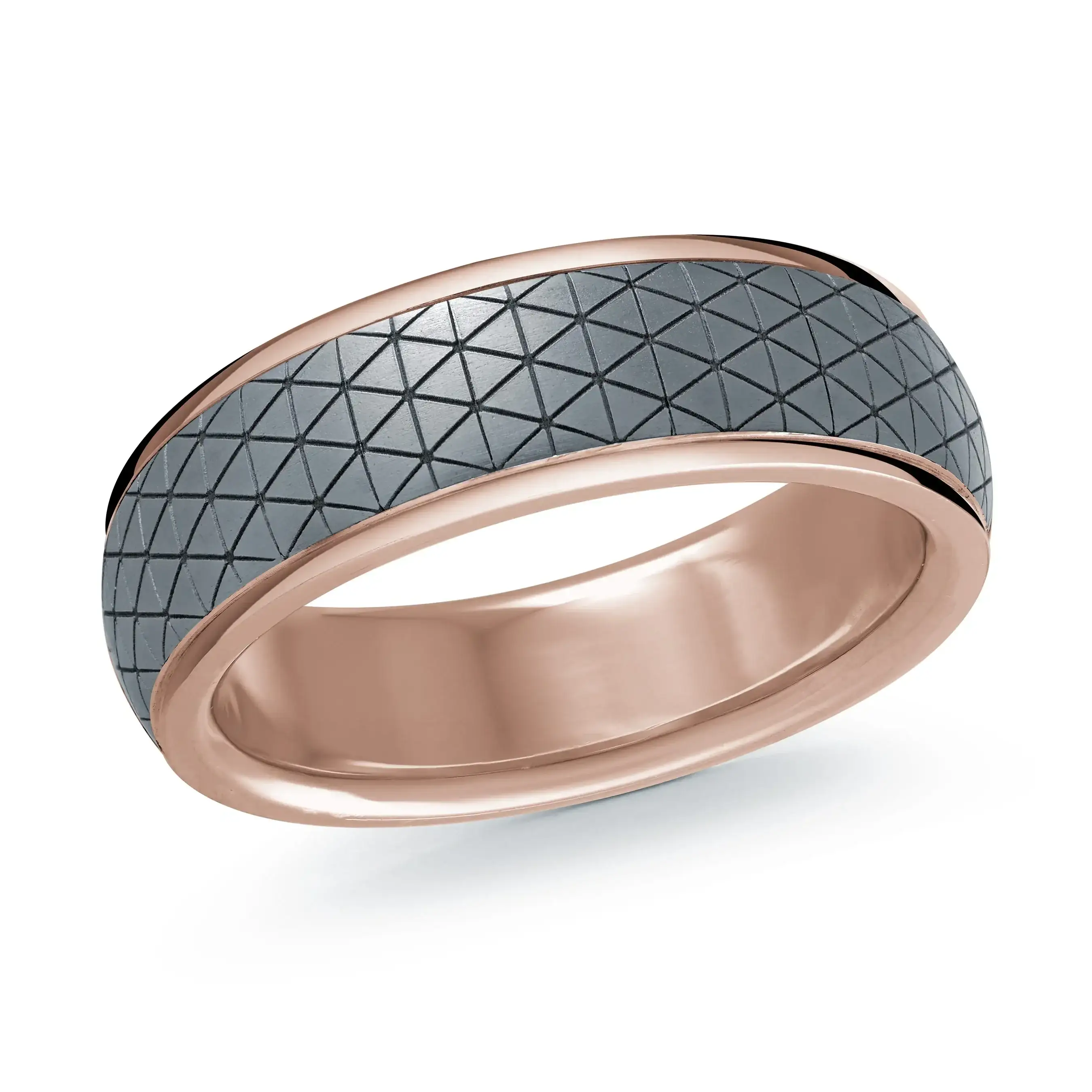 14K Rose Gold Ring from the Tantalum Collection by Malo - MRDTN-051-7P