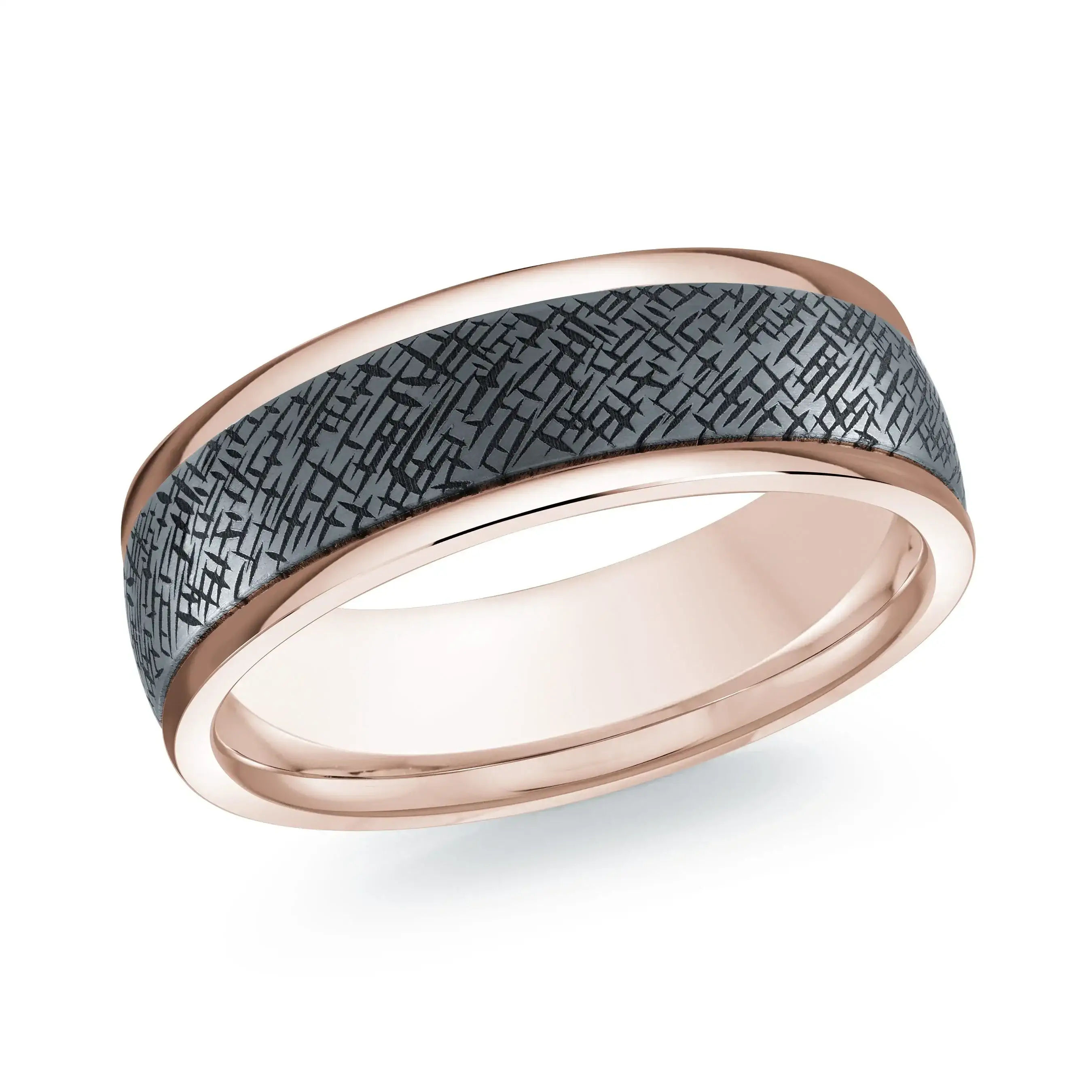 14K Rose Gold Ring from the Tantalum Collection by Malo - MRDTN-053-7P