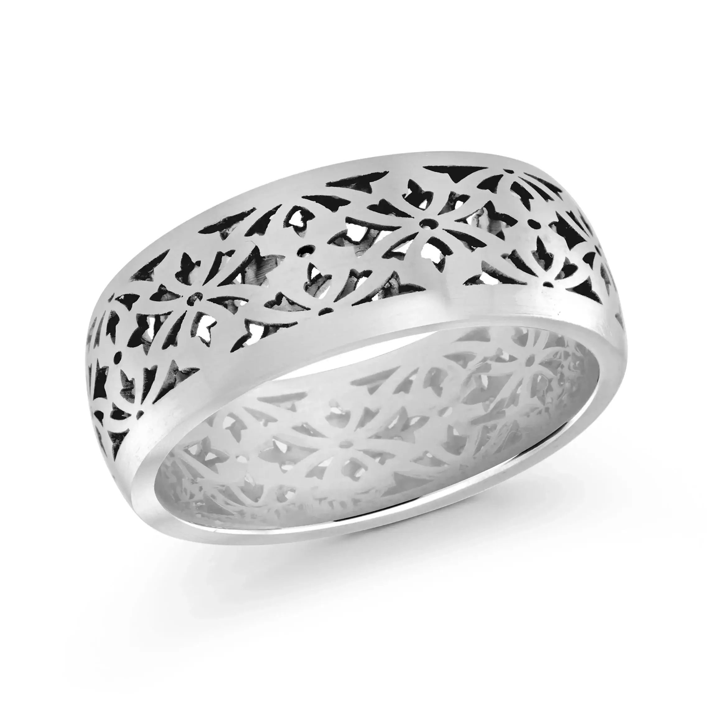 14K White Gold Ring from the Precision Collection by Malo - FJM-018-8W