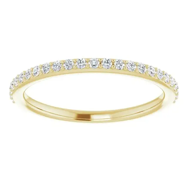 14K Yellow Band Mounting for Cushion Ring - Image 3