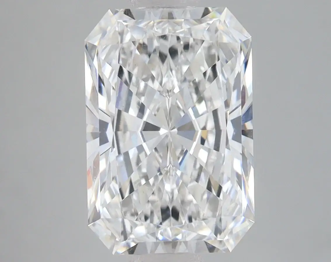 3.42 Carat Certified Radiant Loose Stone Lab Grown Diamond No. 1225126