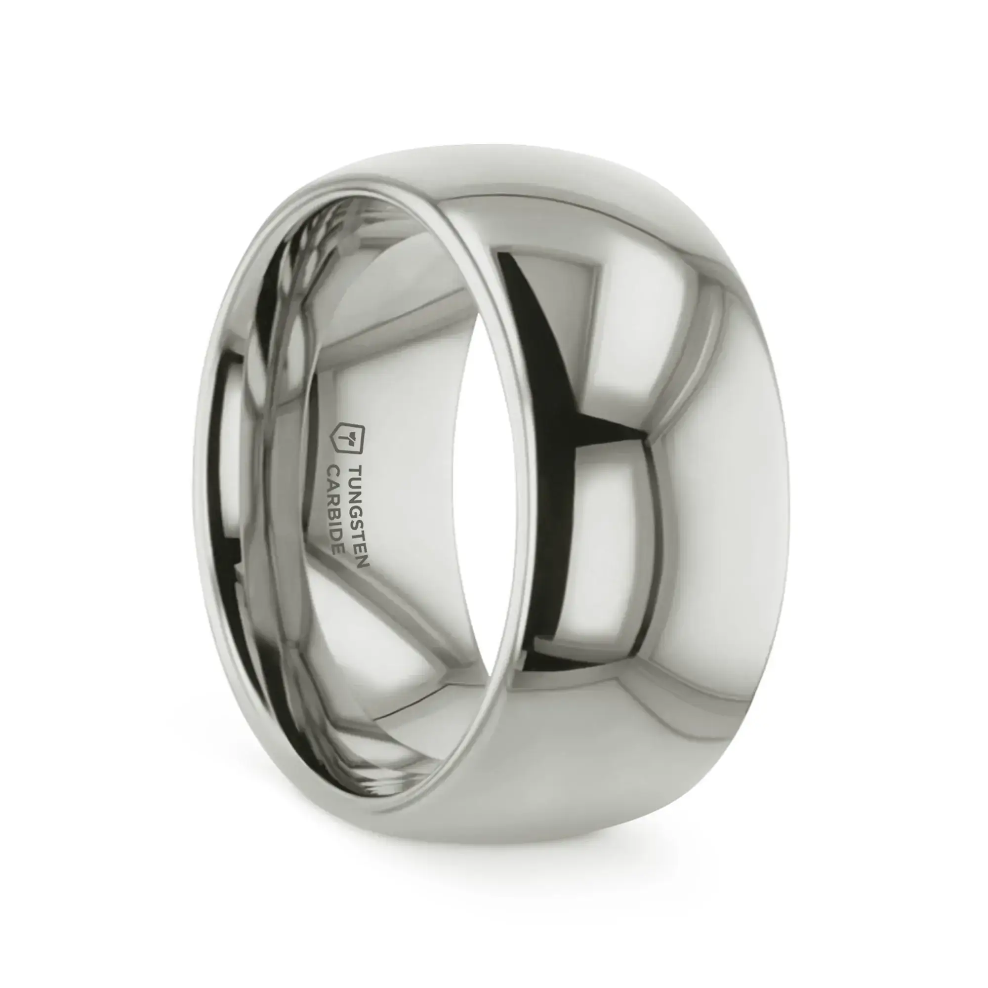 ARLINGTON Domed White Tungsten Ring, 2mm–12mm widths - Image 8
