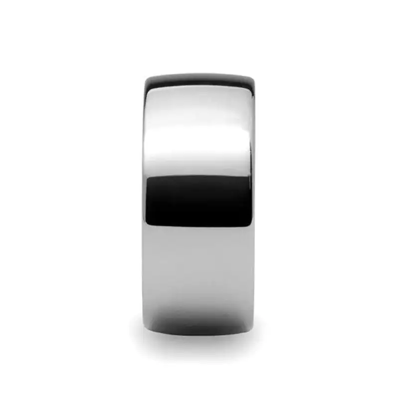 AUSTIN Domed Polished Finish Tungsten Carbide Ring - 10mm - Image 2