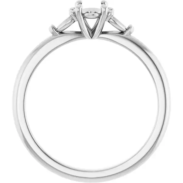 BUTTERCUP Lab Grown Diamond Engagement Ring Setting for Oval Stones
