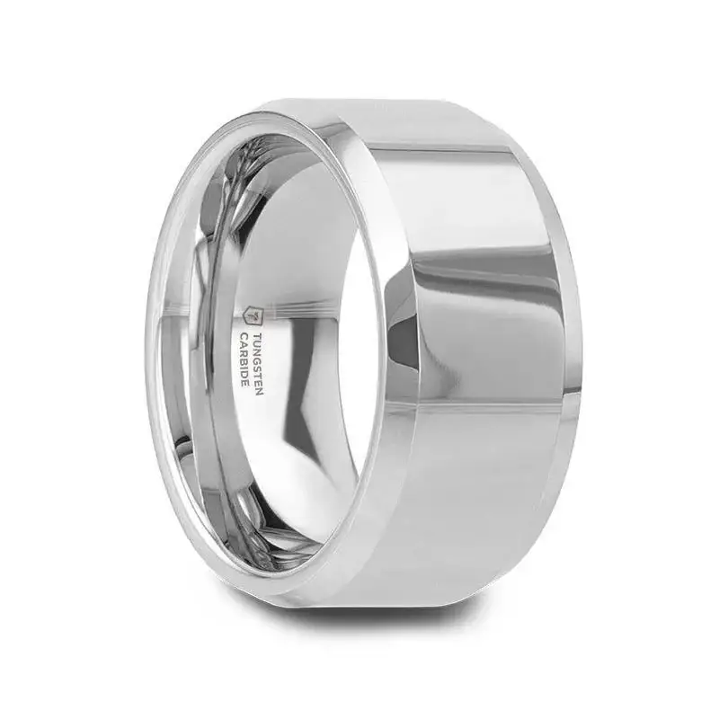 CORINTHIAN Beveled Tungsten Carbide Ring - 4mm - 12mm - Image 10