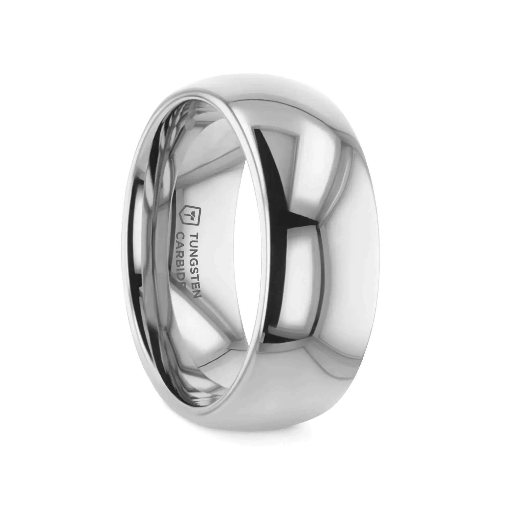 DOMINUS Domed Tungsten Carbide Ring - 2mm - 12mm