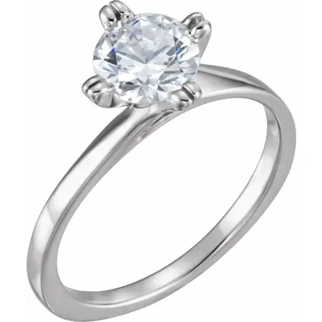 GWENDOLYN Lab Diamond Engagement Ring Setting for Round Stones - Image 2