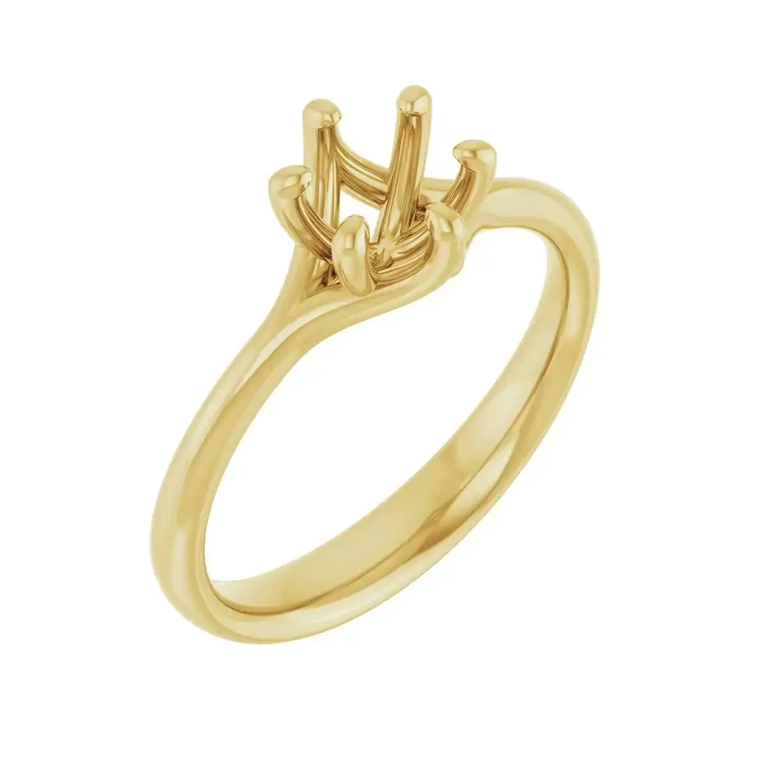 HONORA Lab Diamond Engagement Ring in 14K Yellow Gold - Image 5
