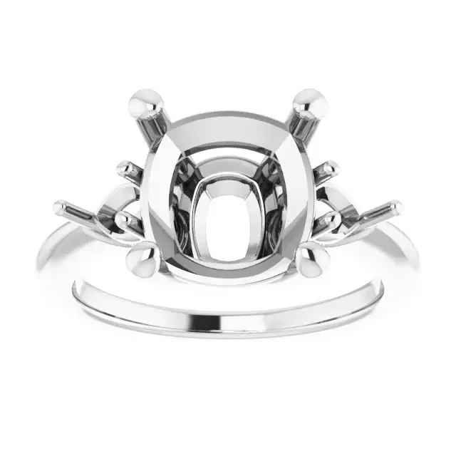 IDALIA Lab Grown Diamond Engagement Ring Setting for Cushion Stones - Image 3