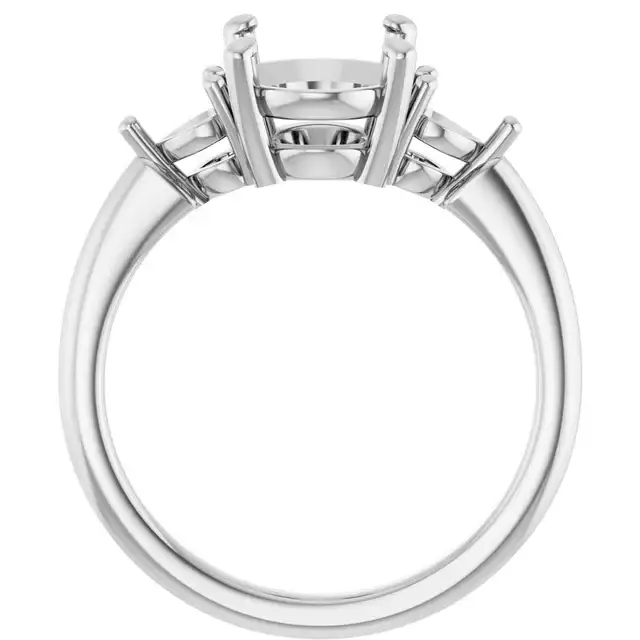 IDALIA Lab Grown Diamond Engagement Ring Setting for Oval Stones - Image 2