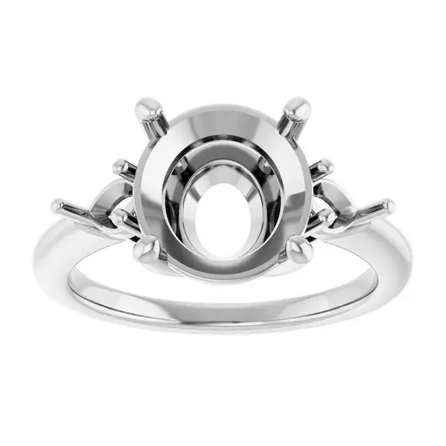 IDALIA Lab Grown Diamond Engagement Ring Setting for Round Stones - Image 3