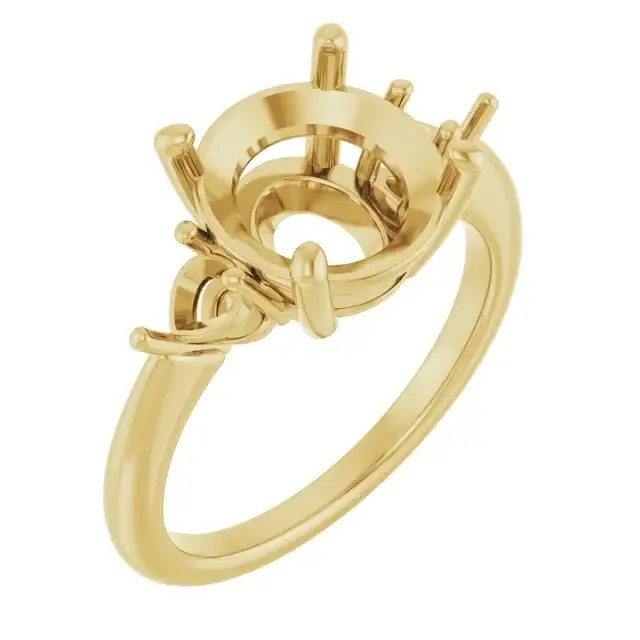 IDALIA Lab Grown Diamond Engagement Ring Setting for Round Stones - Image 4