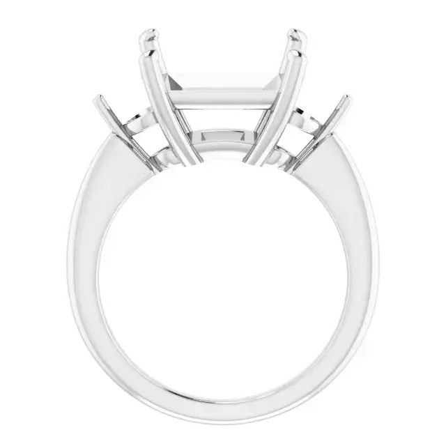 IDALIA Lab Grown Diamond Engagement Ring Setting for Square Stones - Image 2