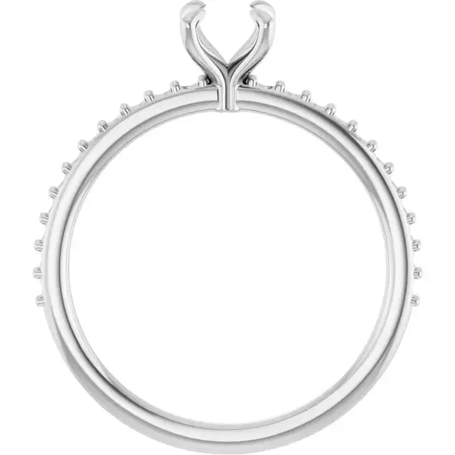 KIARA Lab Grown Diamond Engagement Ring Setting for Round Stones - Image 2