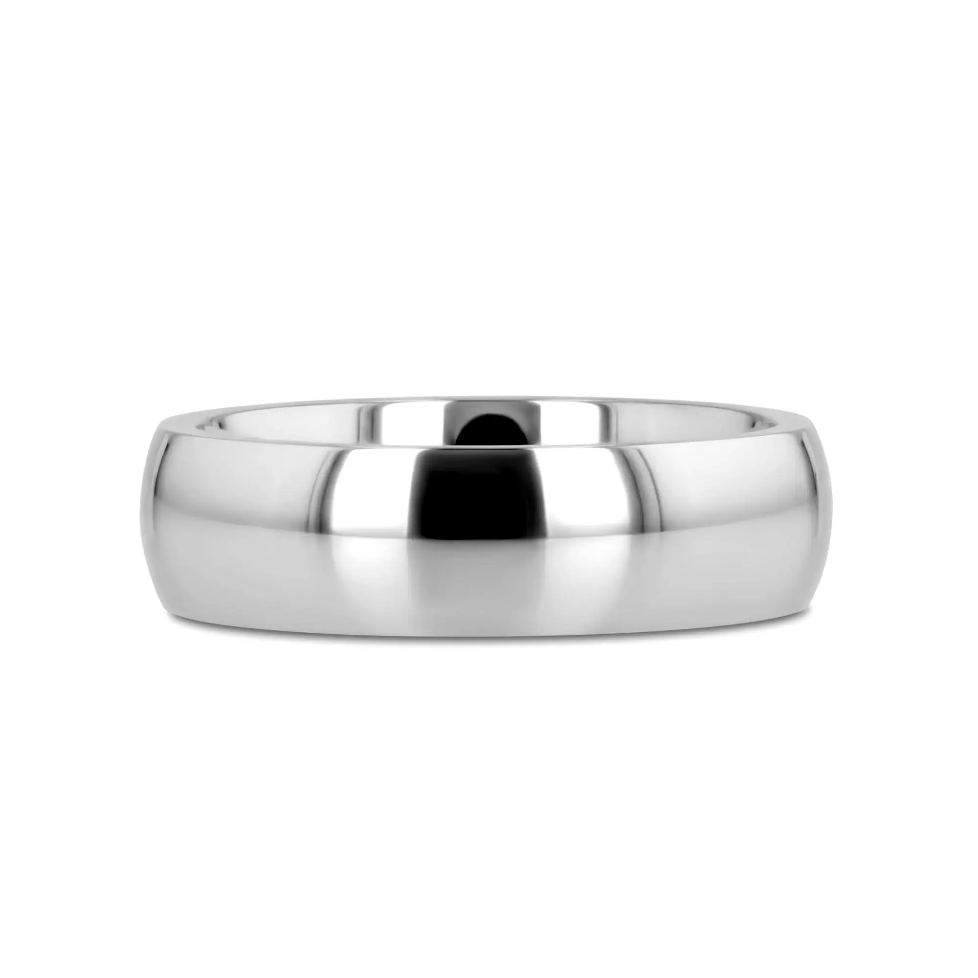 KOBOLD Domed Cobalt Chrome Comfort Fit Ring, Polished Finish — 4mm, 6mm, 8mm - Image 8