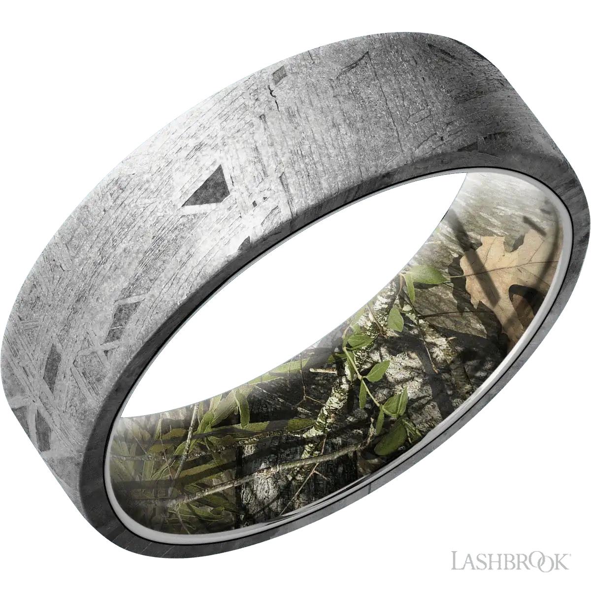 Meteorite with None Finish and MossyOak Obsession - 7MM