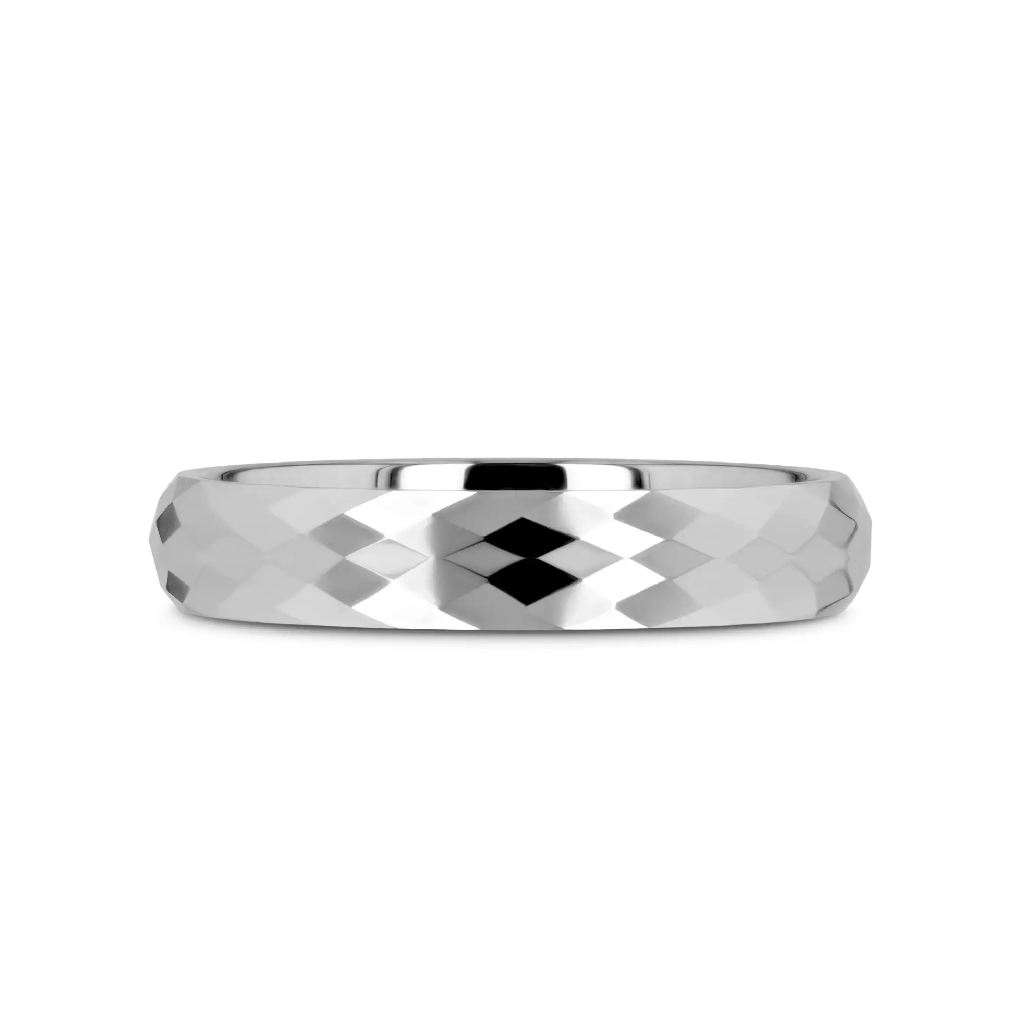 MILLENNIUM Tungsten Wedding Band with 288 Diamond Facets - 2mm - 10mm - Image 10
