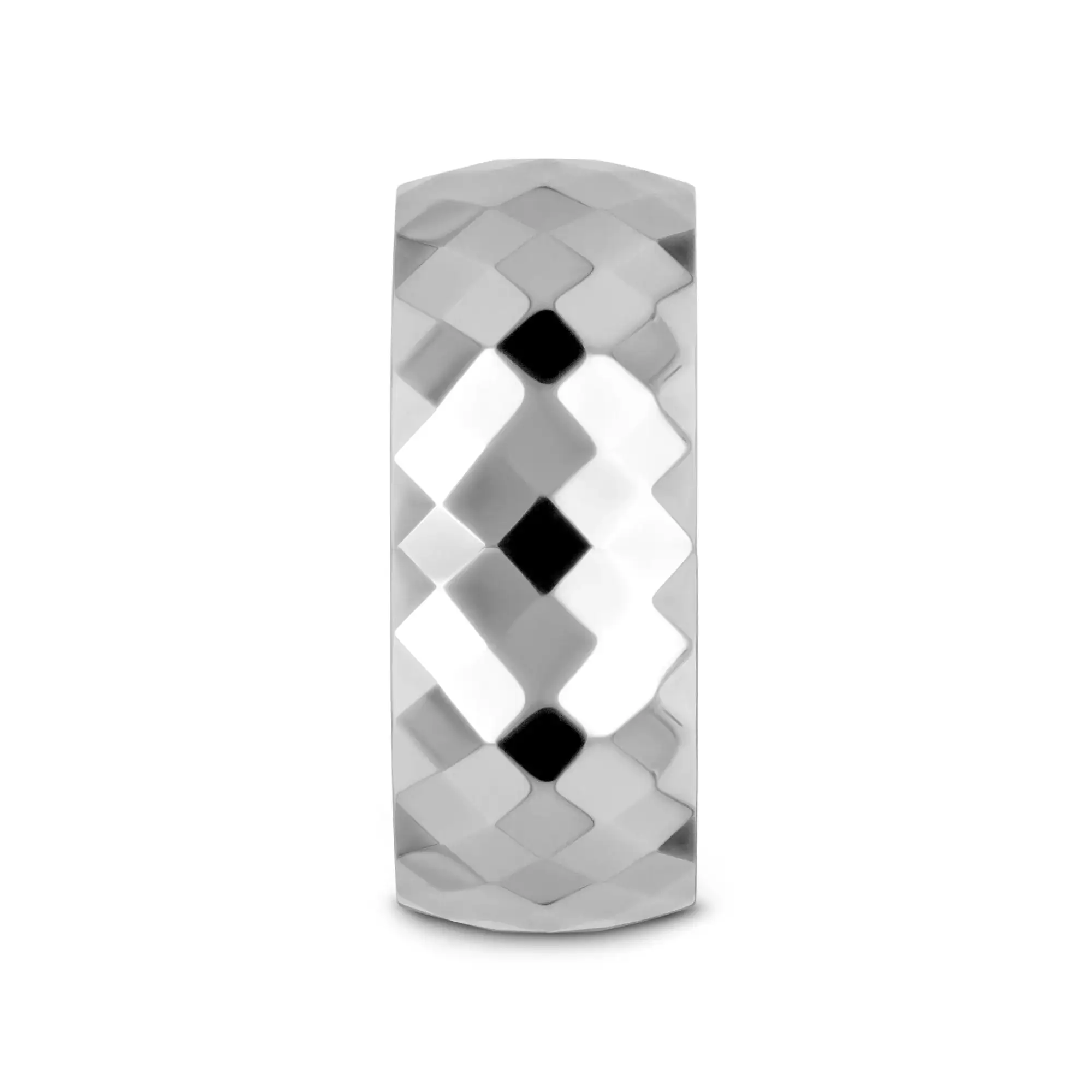 MILLENNIUM Tungsten Wedding Band with 288 Diamond Facets - 2mm - 10mm - Image 16