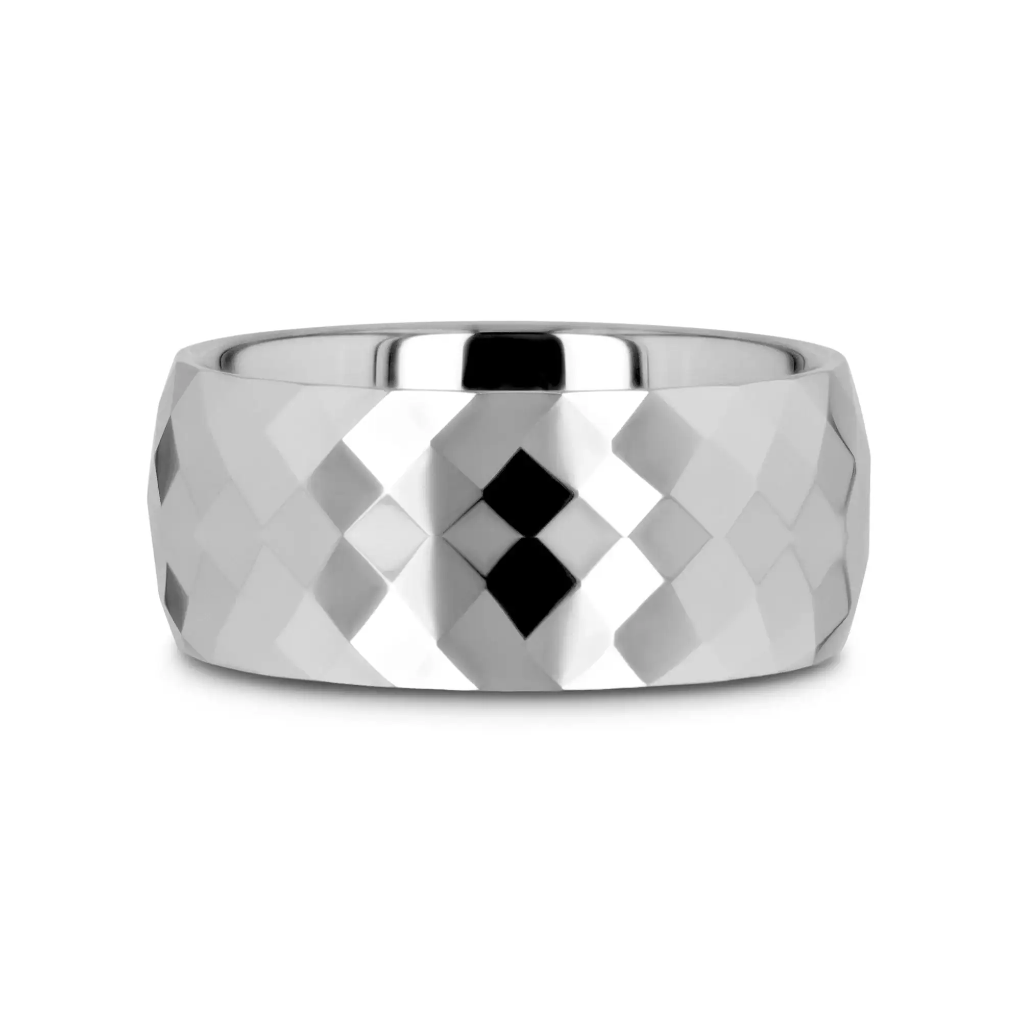 MILLENNIUM Tungsten Wedding Band with 288 Diamond Facets - 2mm - 10mm - Image 17