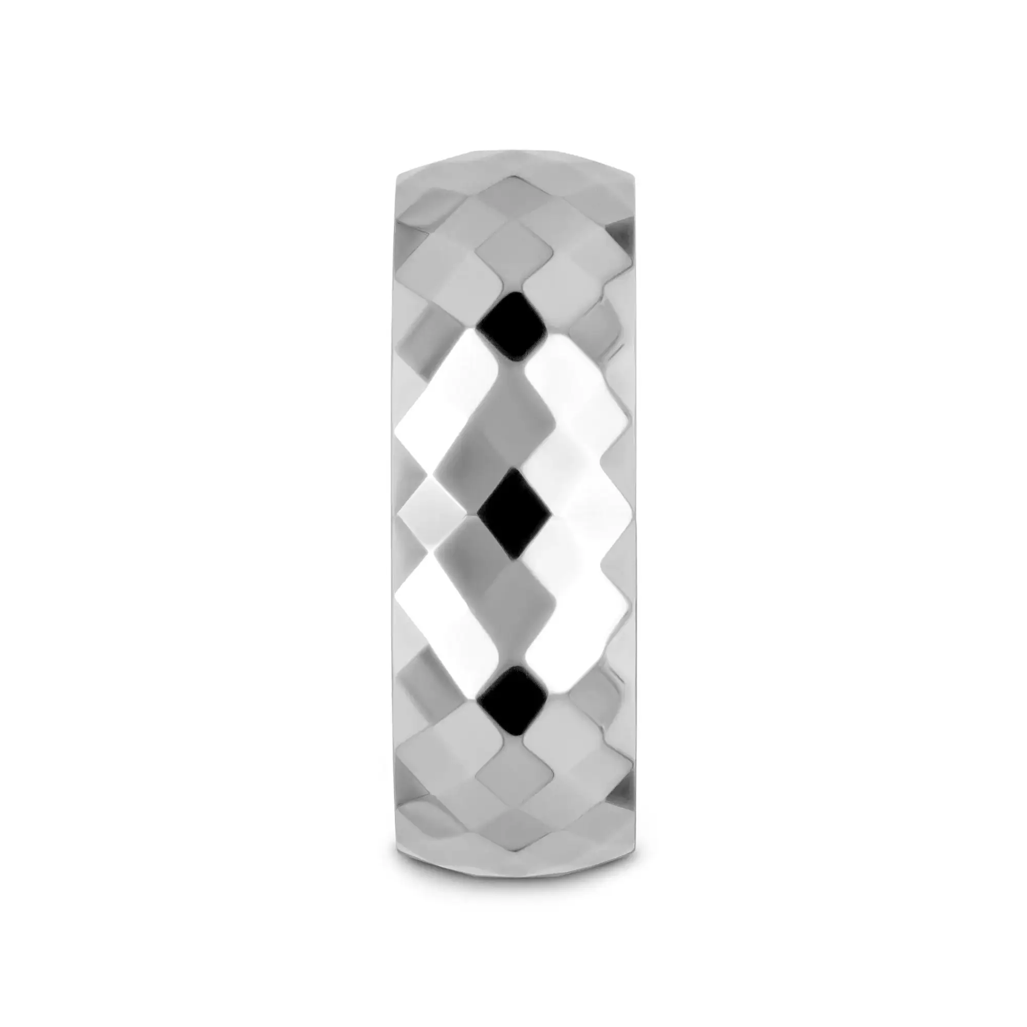 MILLENNIUM Tungsten Wedding Band with 288 Diamond Facets - 2mm - 10mm - Image 2