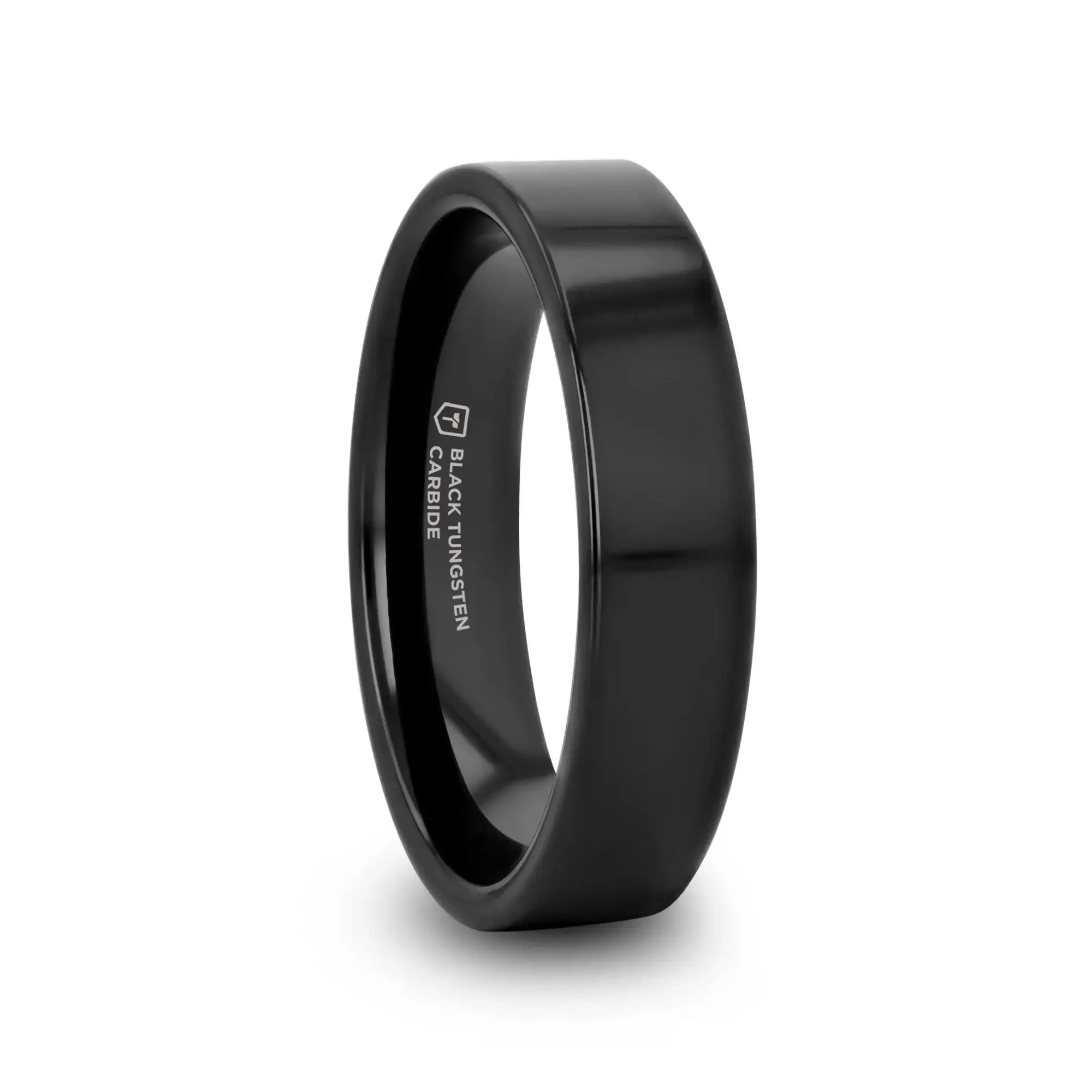 MORPHEUS Flat Black Tungsten Ring, Comfort Fit — 2mm to 12mm Widths - Image 10