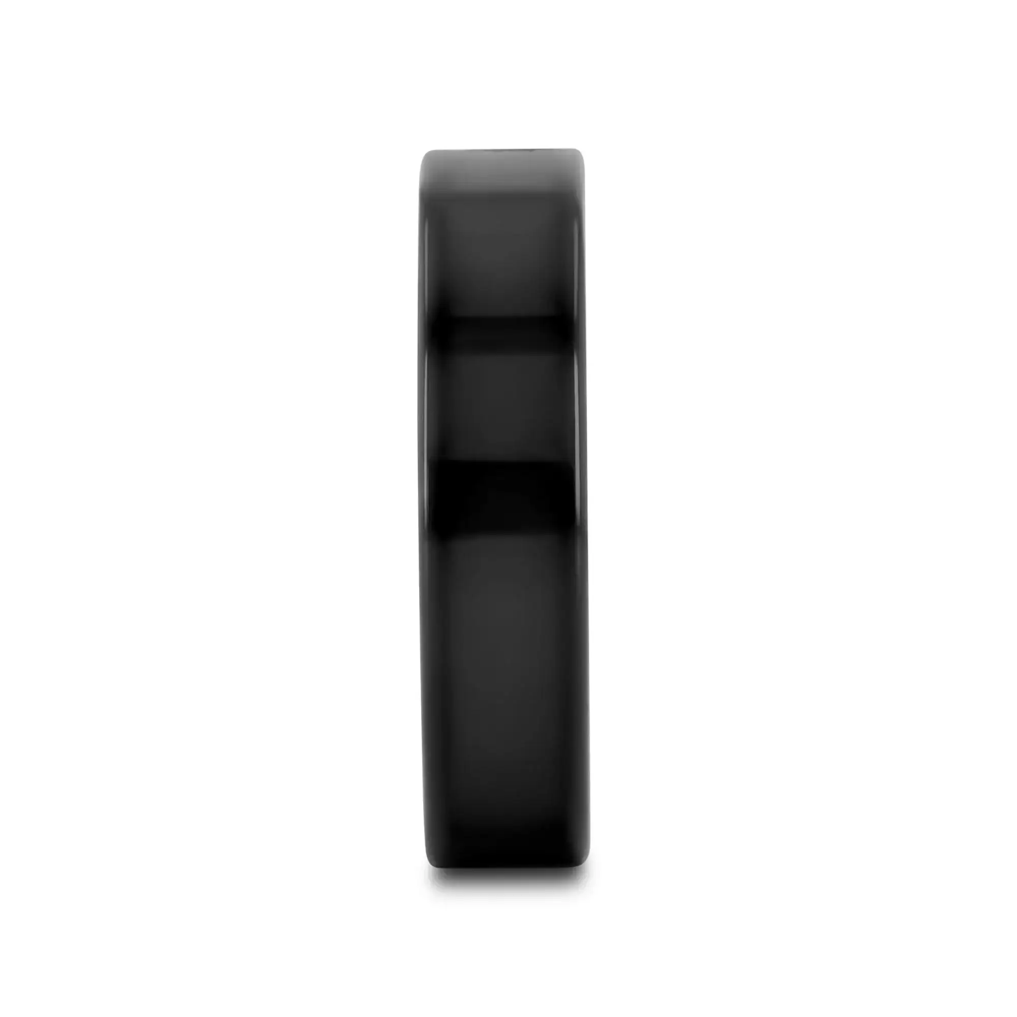 MORPHEUS Flat Black Tungsten Ring, Comfort Fit — 2mm to 12mm Widths - Image 11