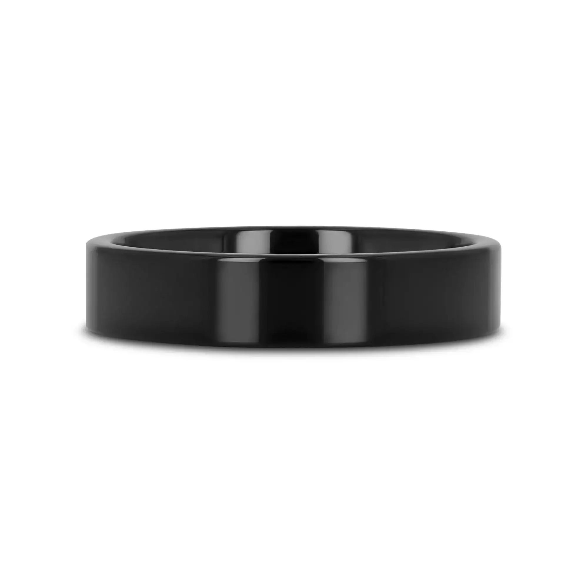 MORPHEUS Flat Black Tungsten Ring, Comfort Fit — 2mm to 12mm Widths - Image 12