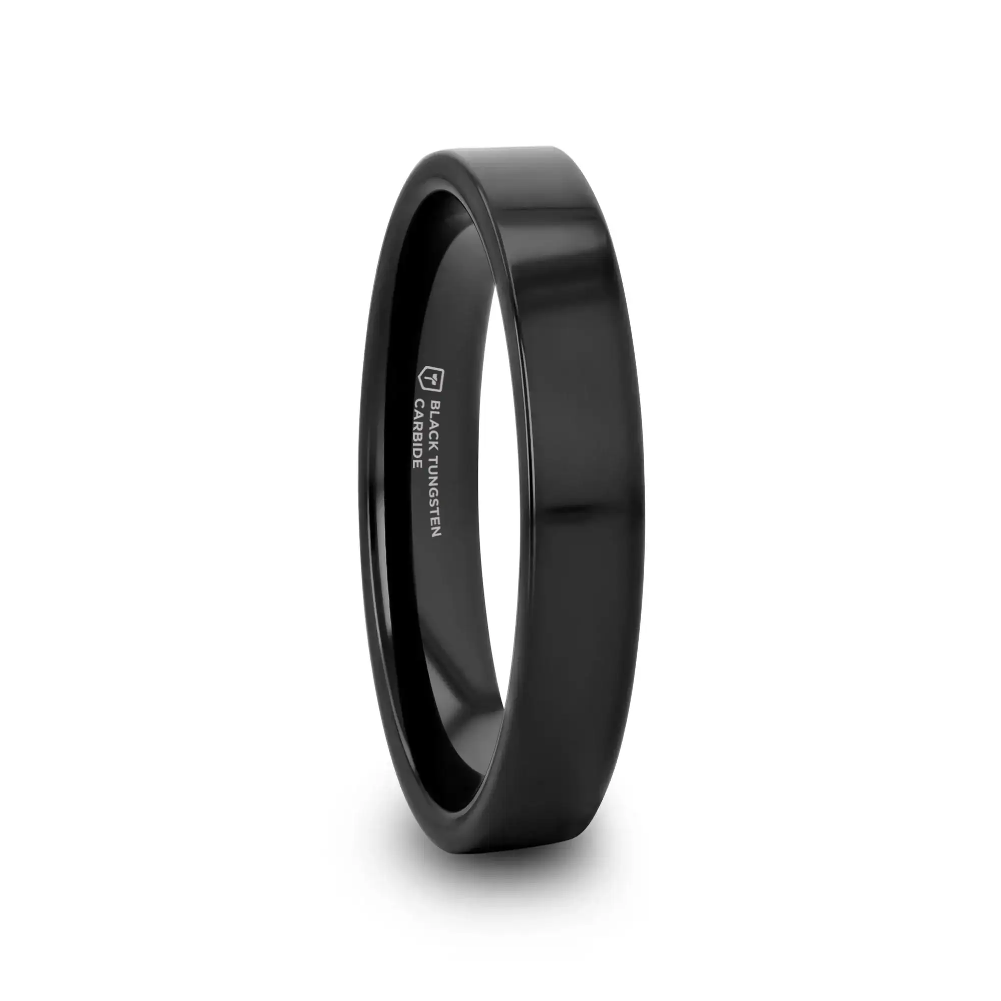 MORPHEUS Flat Black Tungsten Ring, Comfort Fit — 2mm to 12mm Widths - Image 13