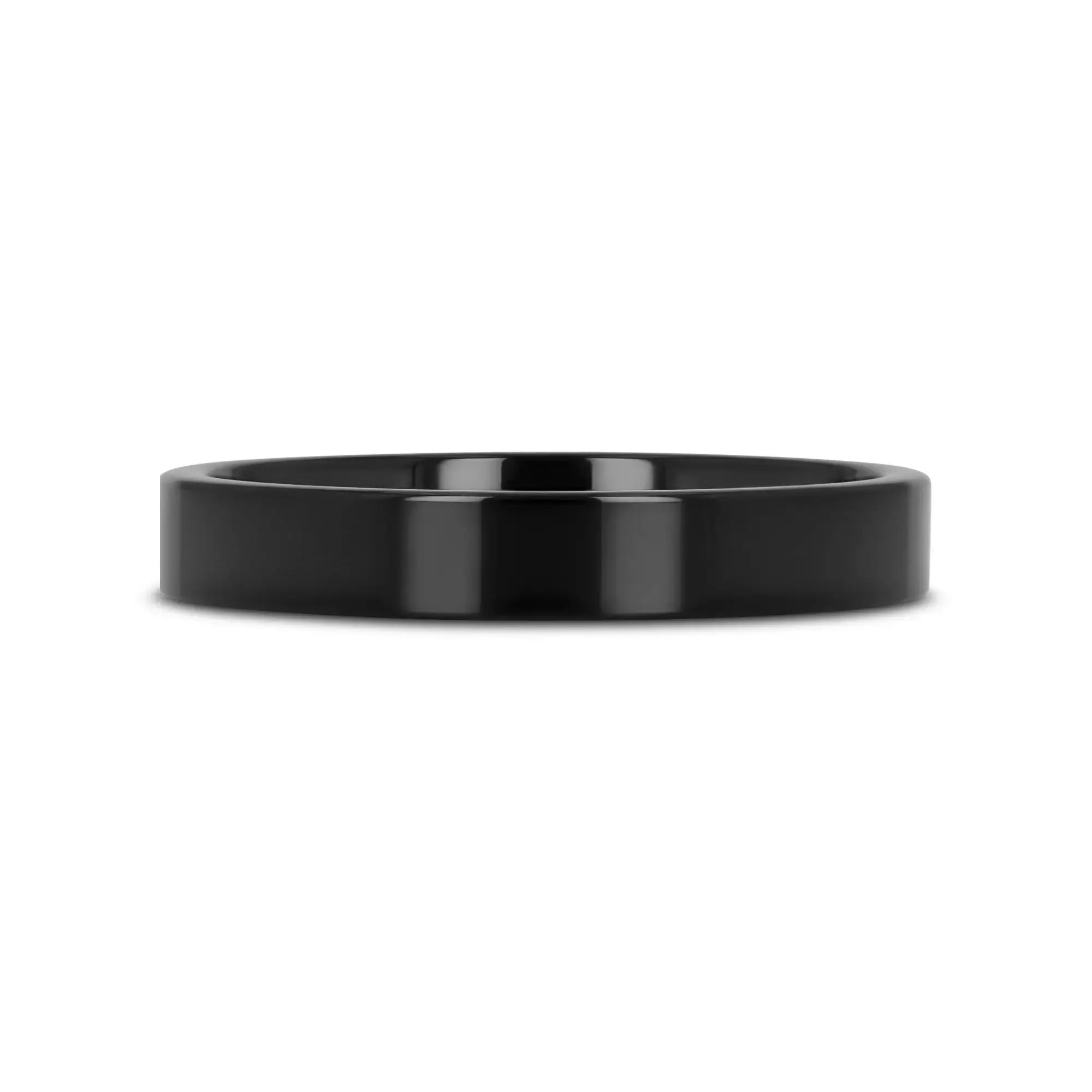 MORPHEUS Flat Black Tungsten Ring, Comfort Fit — 2mm to 12mm Widths - Image 15