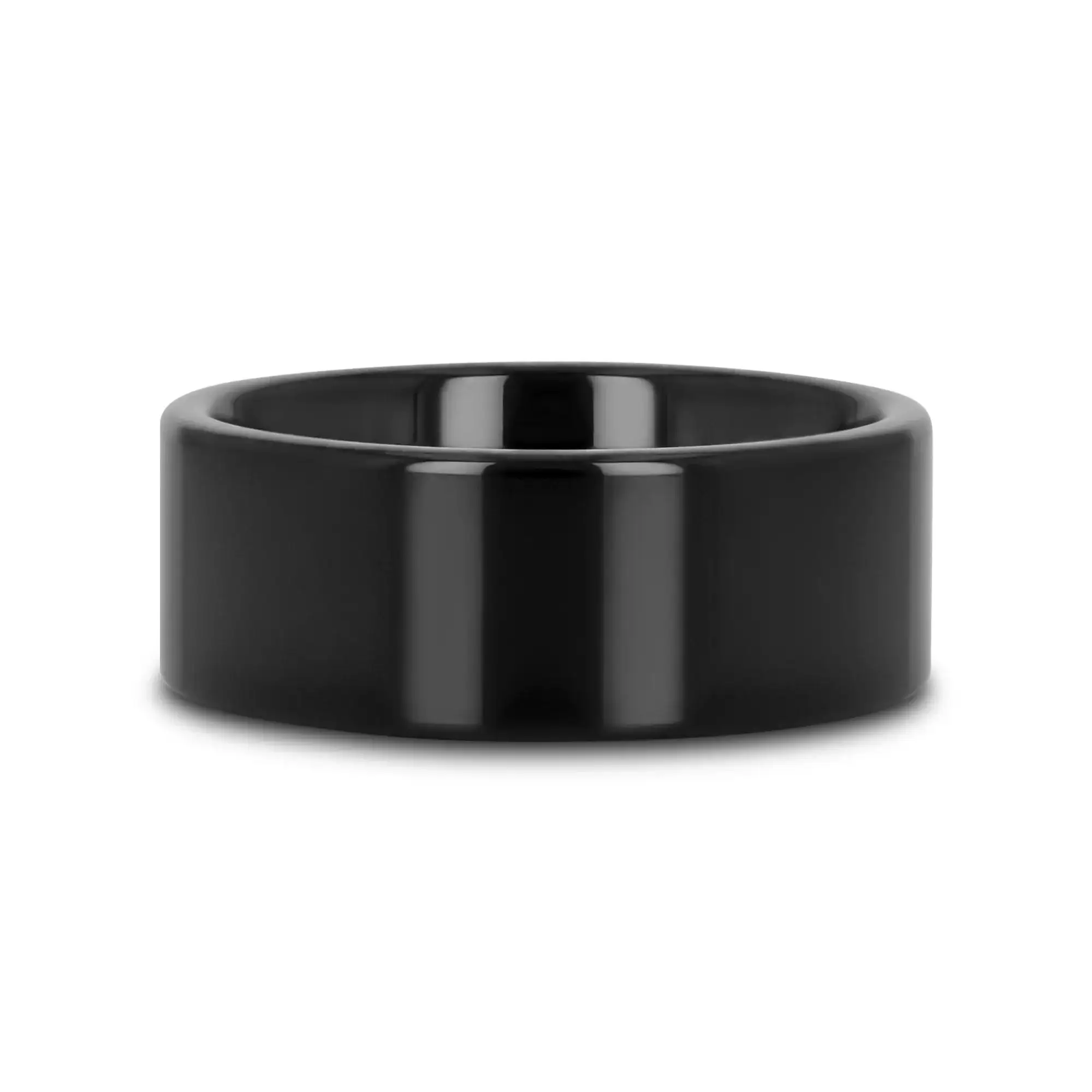 MORPHEUS Flat Black Tungsten Ring, Comfort Fit — 2mm to 12mm Widths - Image 18