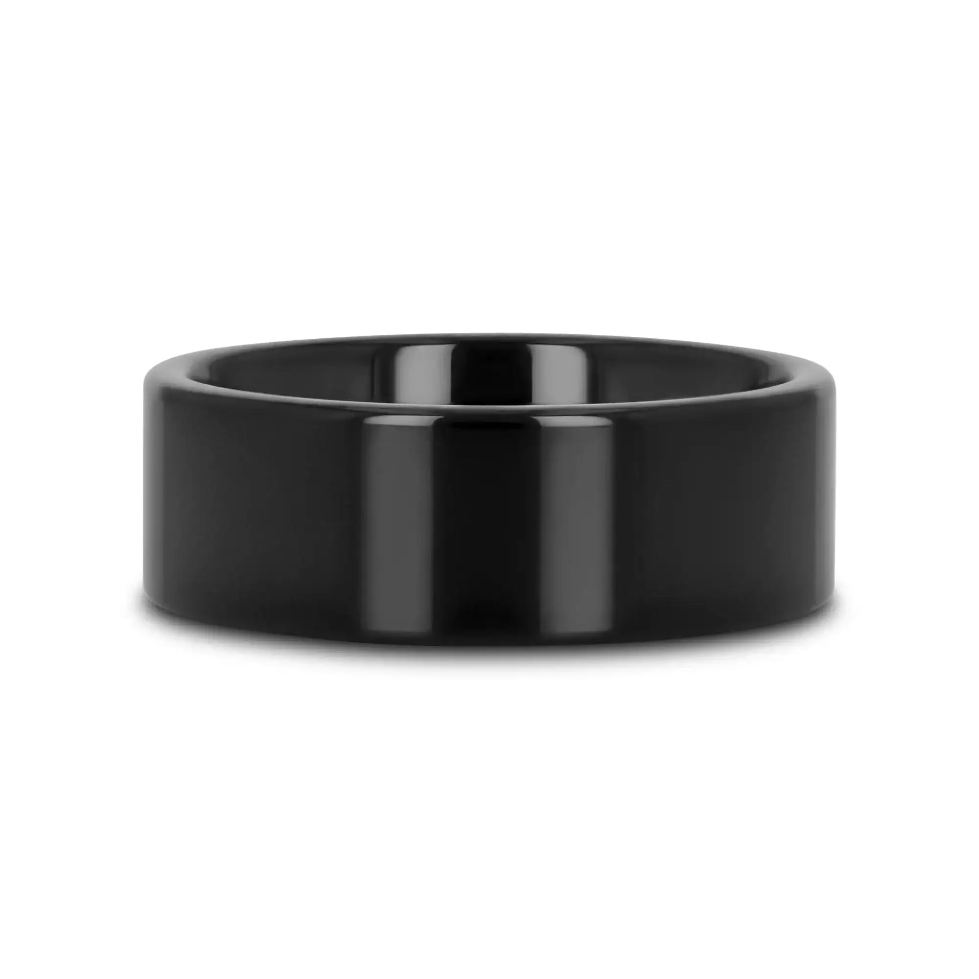 MORPHEUS Flat Black Tungsten Ring, Comfort Fit — 2mm to 12mm Widths - Image 3