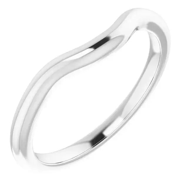 Platinum Band for Round Ring