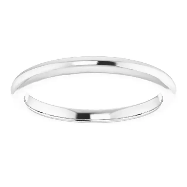 Platinum Band for Round Ring - Image 3