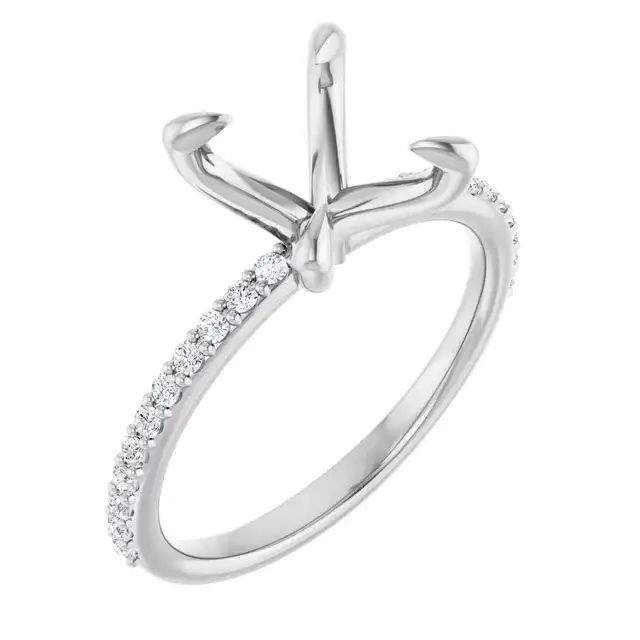 SADIE Lab Grown Diamond Engagement Ring Setting for Oval Stones