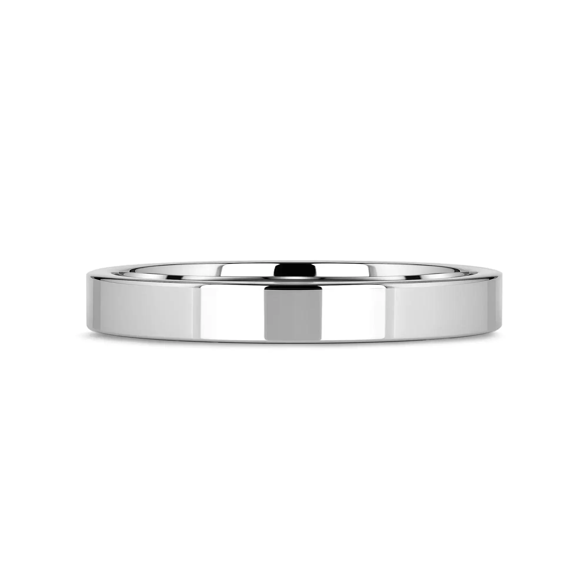 SPARTAN Flat Tungsten Ring, Polished Comfort Fit (2mm–12mm) - Image 21