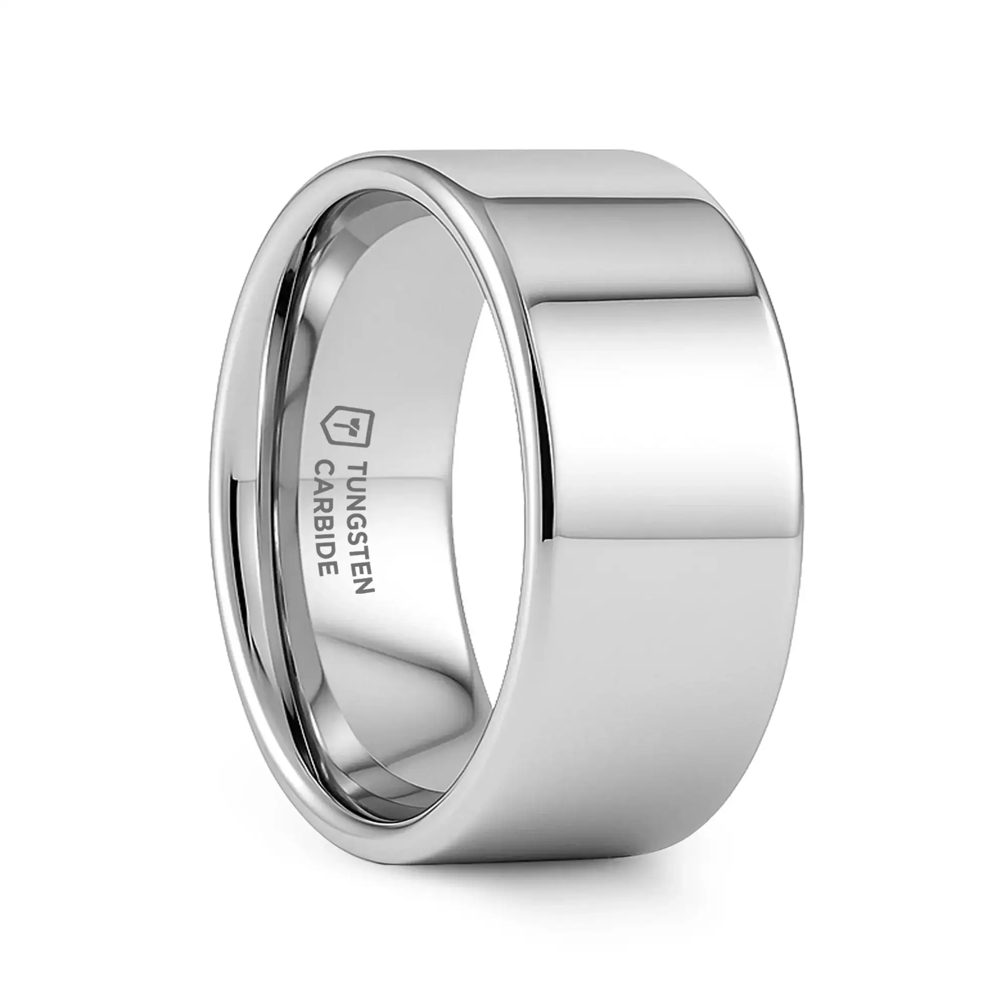 SPARTAN Flat Tungsten Ring, Polished Comfort Fit (2mm–12mm) - Image 22