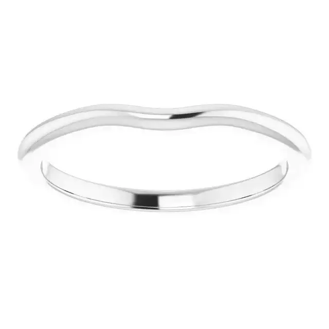 Sterling Silver Band for Oval Ring - Image 3