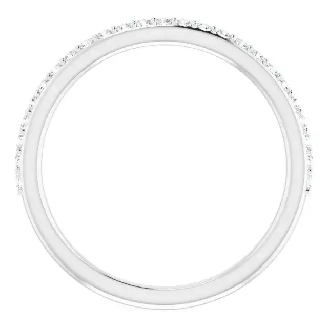 Sterling Silver Band Mounting for Cushion Ring - Image 2