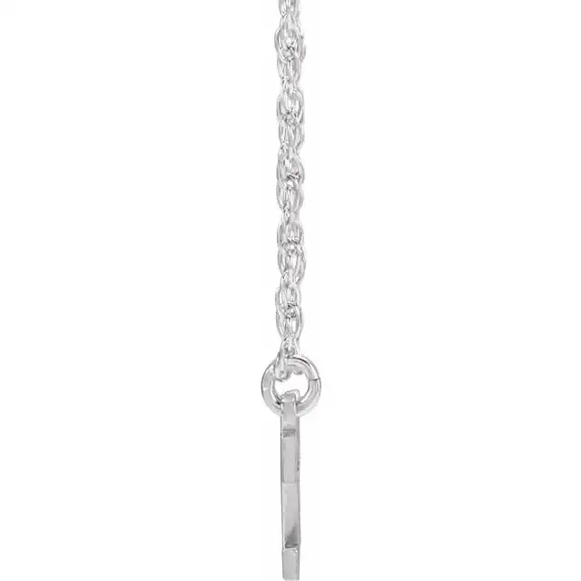 Sterling Silver Sports Numbers 16-18" Necklace - Image 2