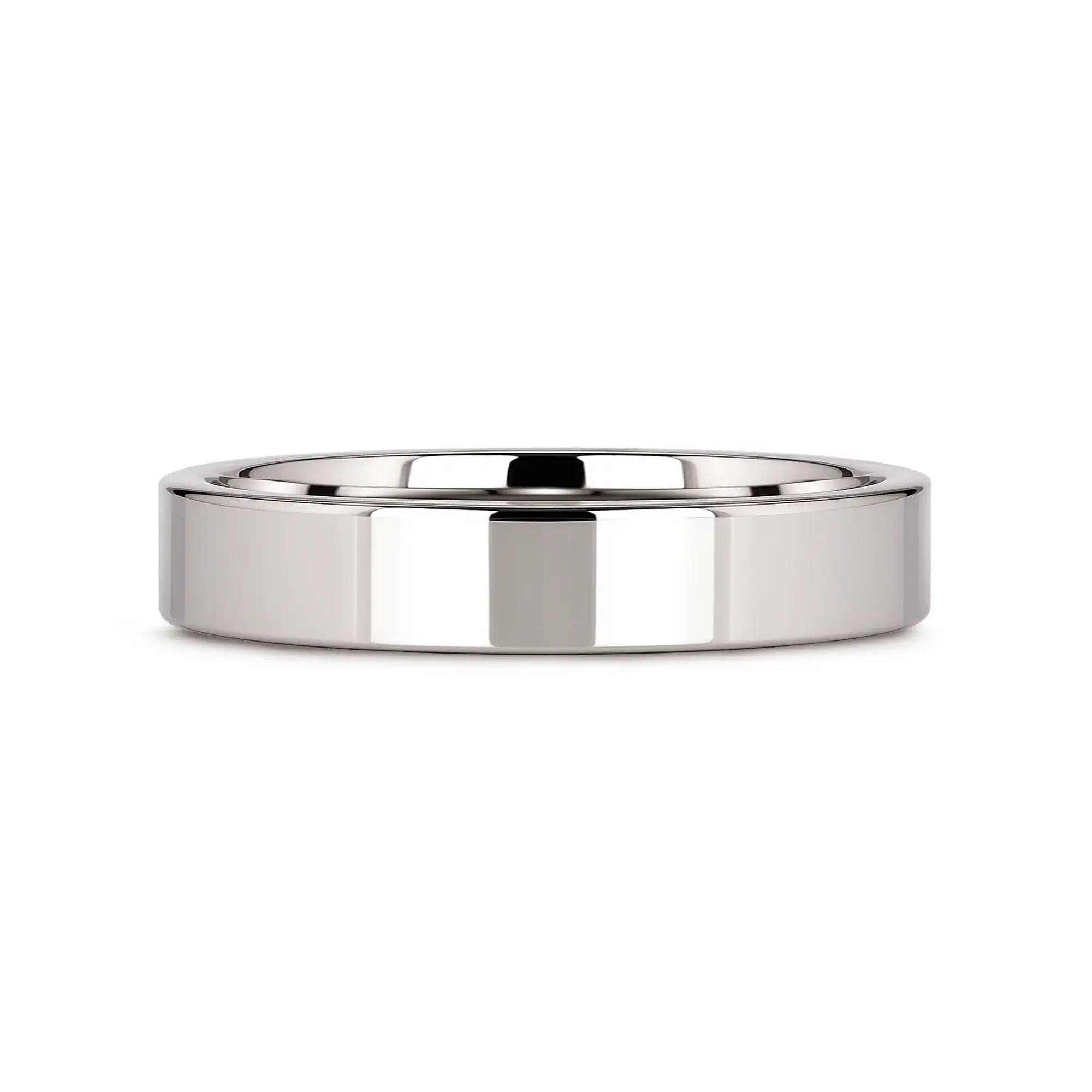 STOCKTON Flat Style White Tungsten Ring - 2mm - 12mm - Image 13