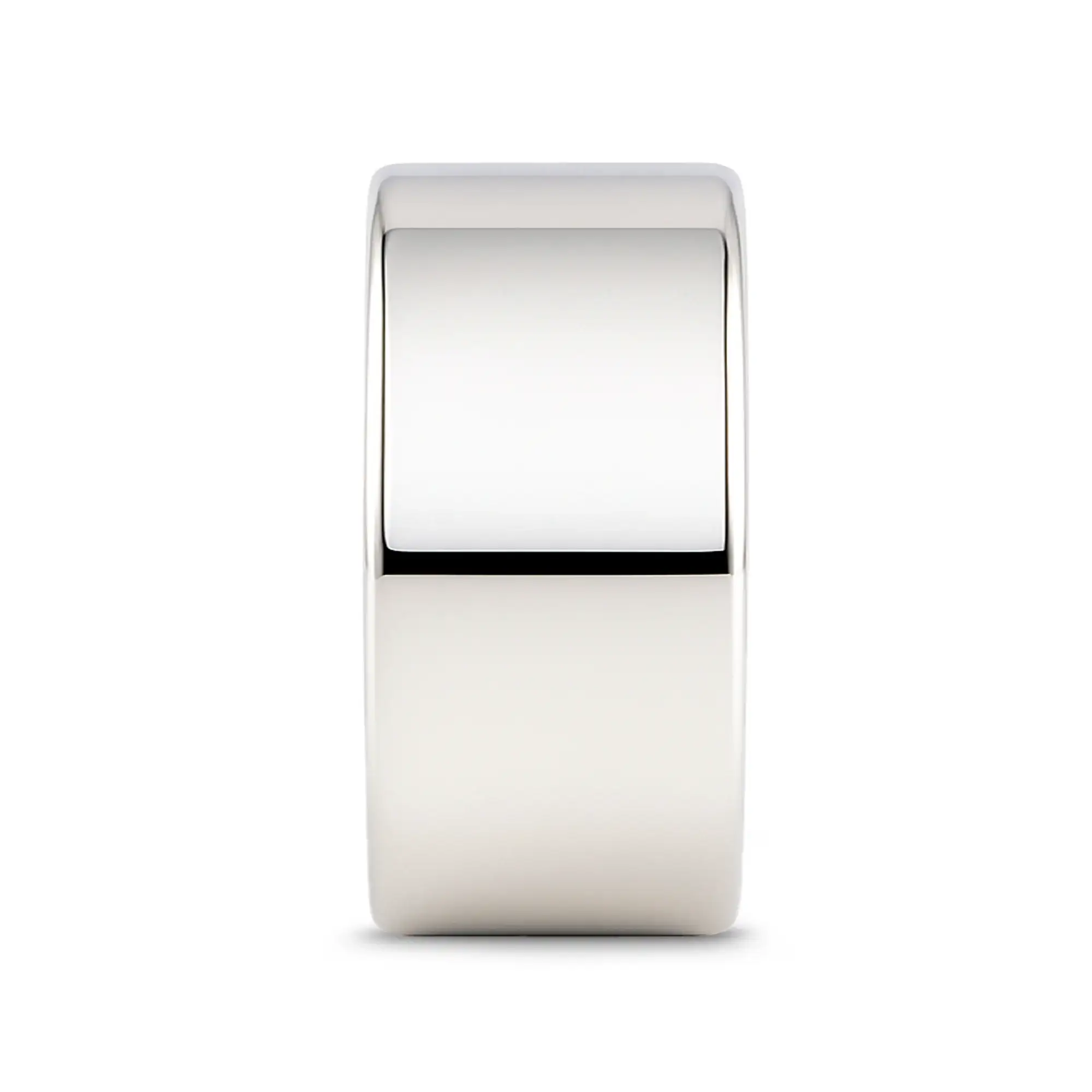 STOCKTON Flat Style White Tungsten Ring - 2mm - 12mm - Image 21