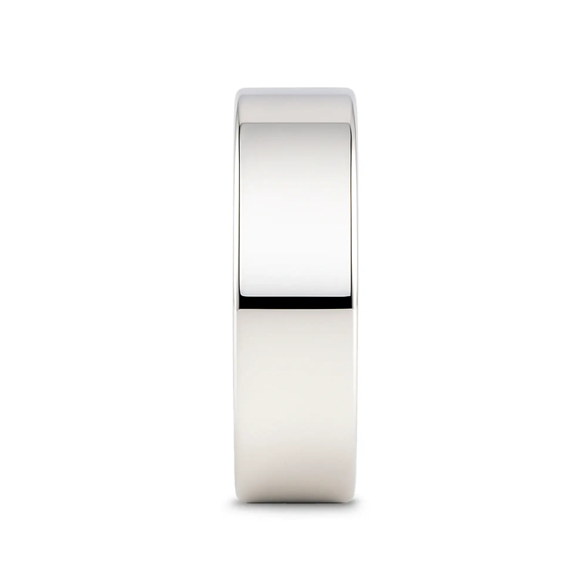 STOCKTON Flat Style White Tungsten Ring - 2mm - 12mm - Image 6