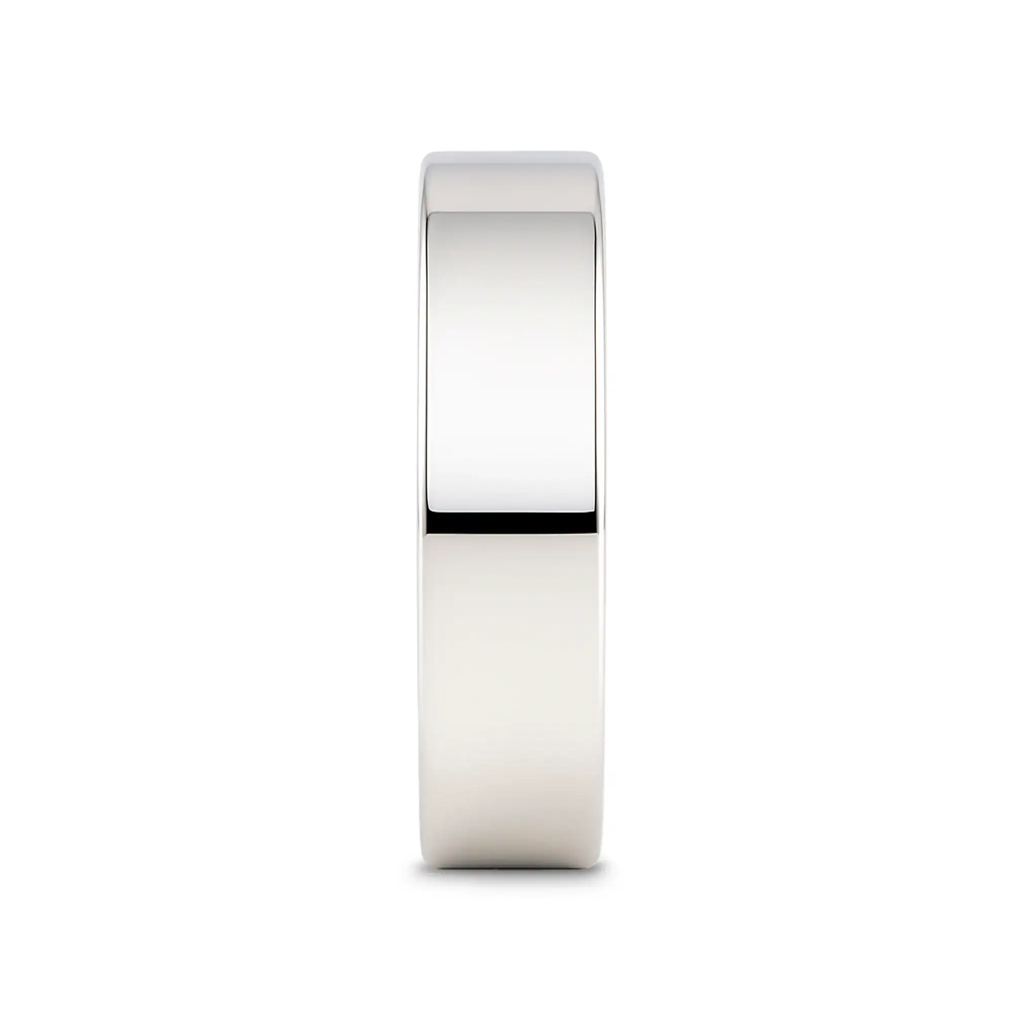 STOCKTON Flat Style White Tungsten Ring - 2mm - 12mm - Image 9