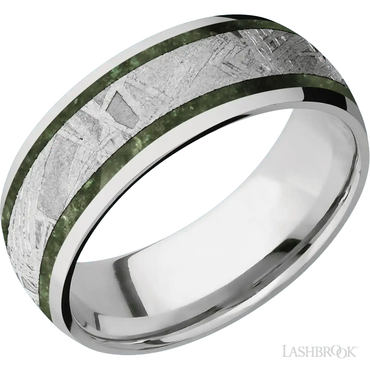 Titanium with Polish Finish - 8MM