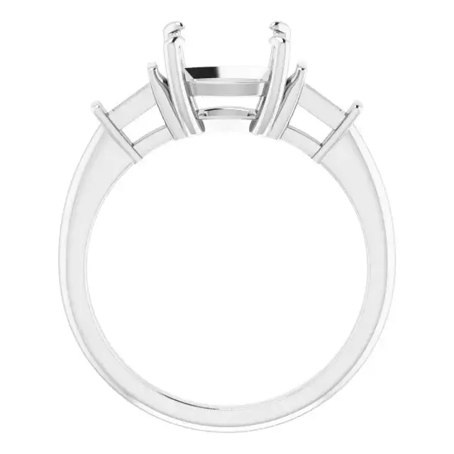 VIVIAN Lab Grown Diamond Engagement Ring Setting for Cushion Stones - Image 2