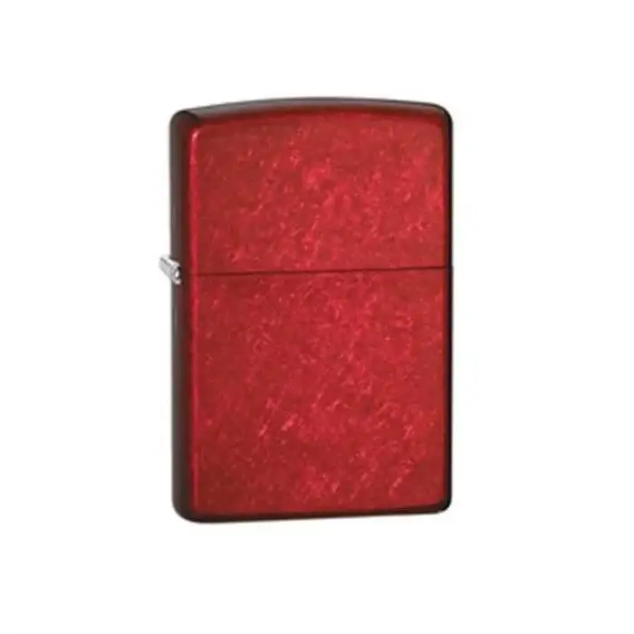 Zippo Lighter Candy Apple Red Classic Engravable Grooms Gift USA