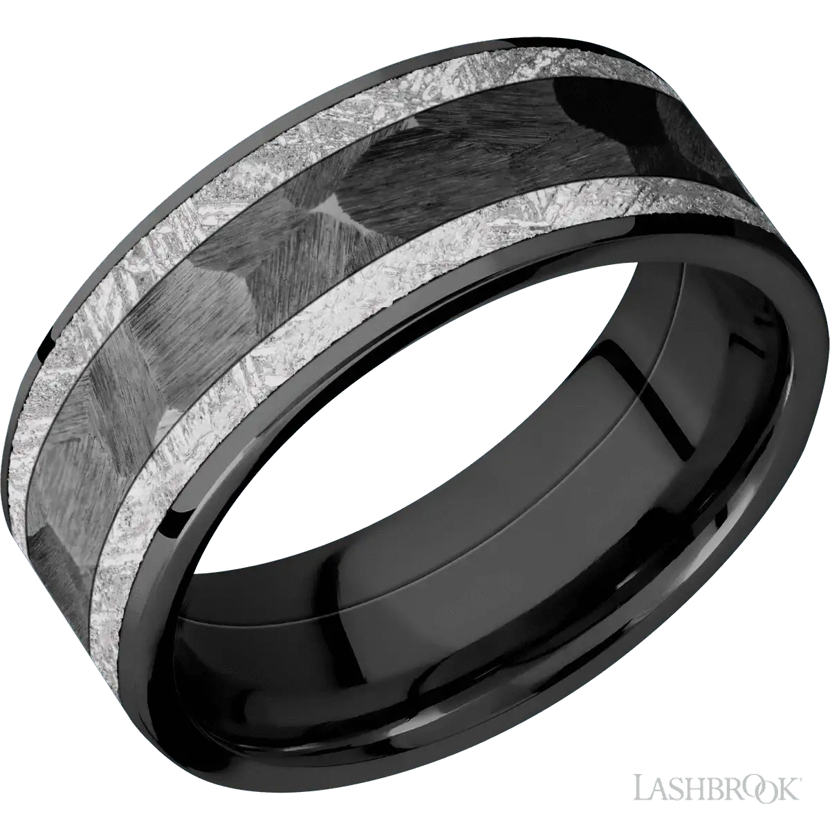 Zirconium band with Polish Finish - 8MM